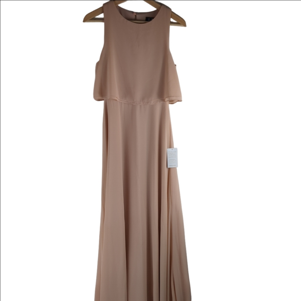 Lulu's Blush Sleeveless Maxi Dress XS NWT